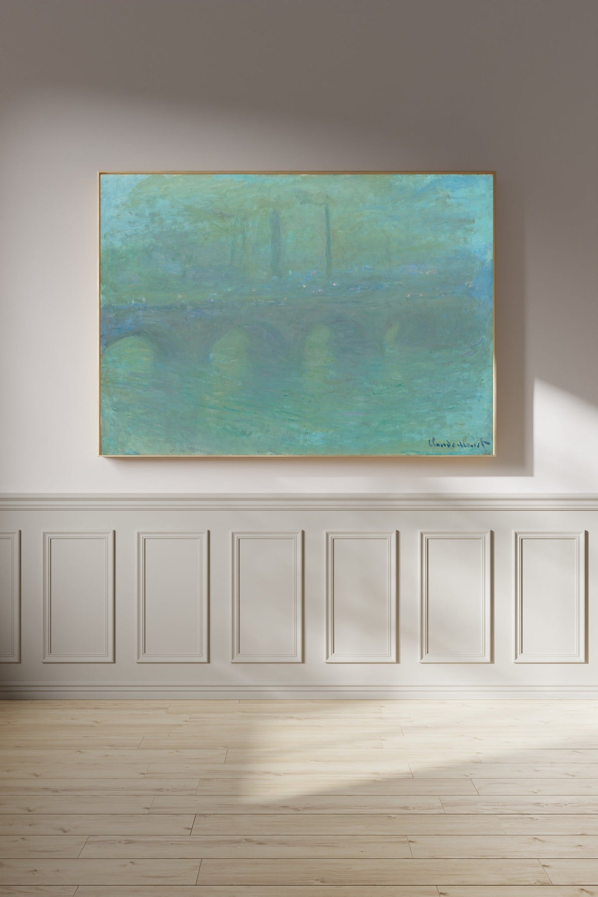 Claude Monet — Waterloo Bridge, London, at Dusk | Fine Art Print - 9ArtPrints