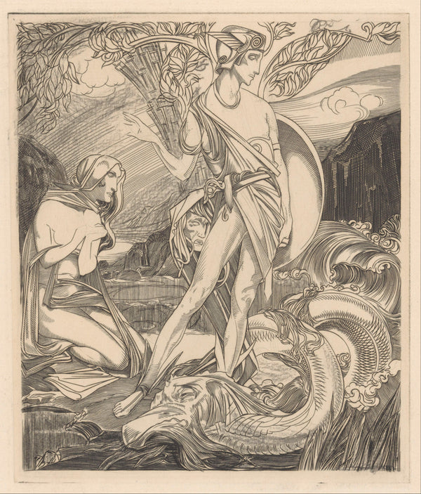 Johannes Josephus Aarts — Perseus en Andromeda | Art Nouveau Print