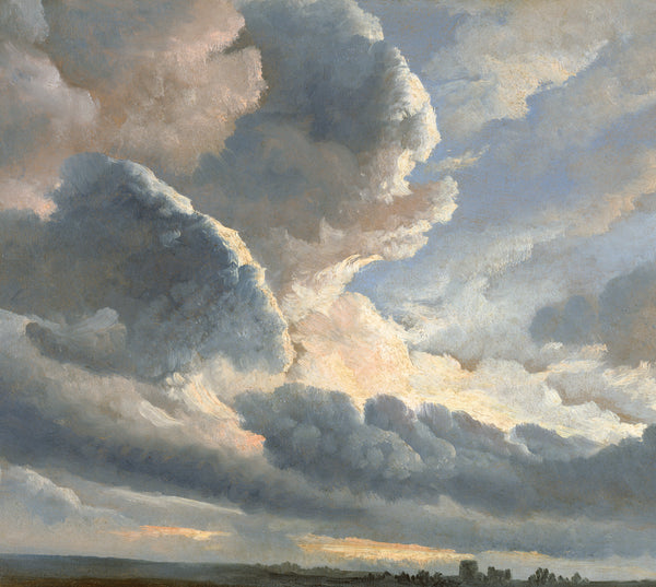 Simon Denis — Study of Clouds with a Sunset near Rome | Fine Art Print