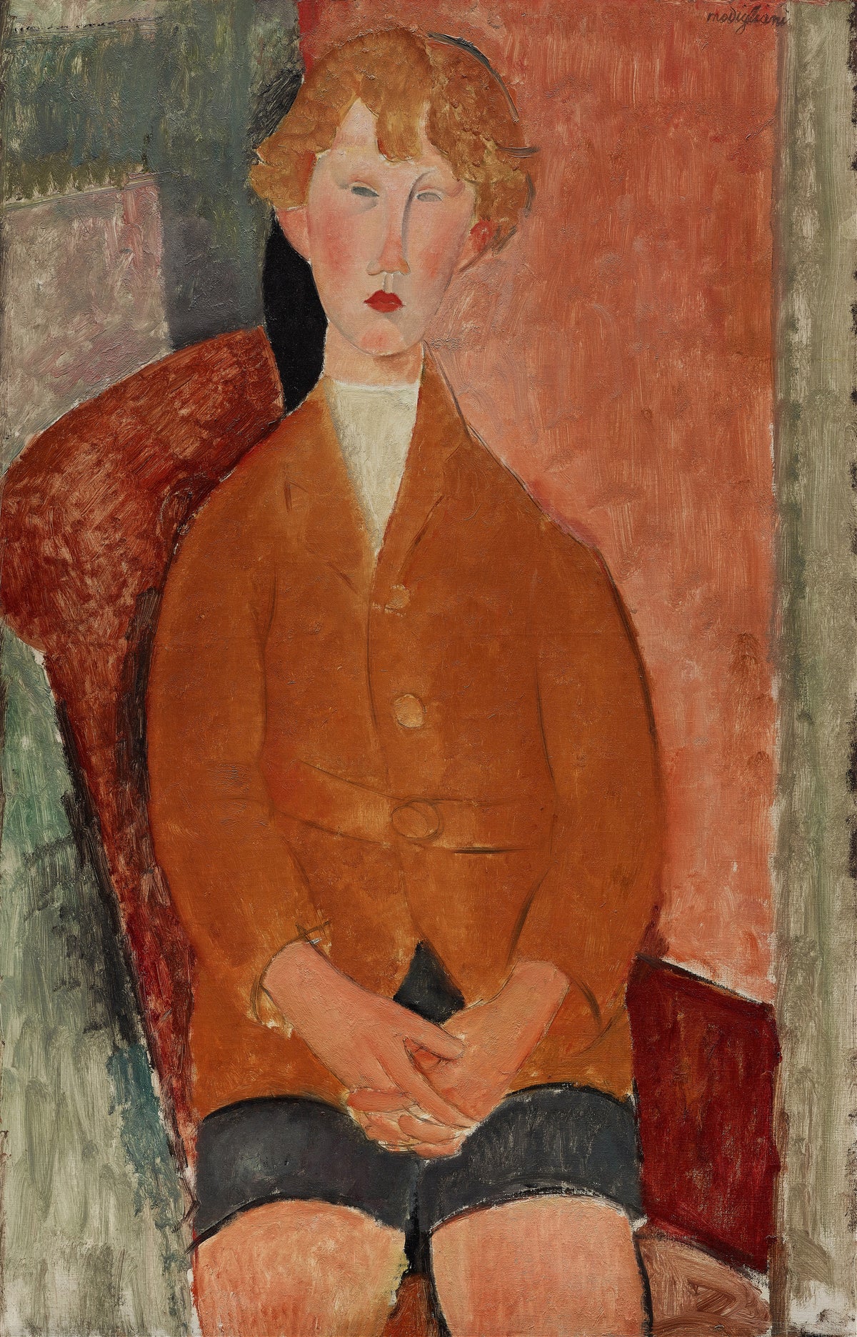 Amedeo Modigliani — Boy in Short Pants | Fine Art Print