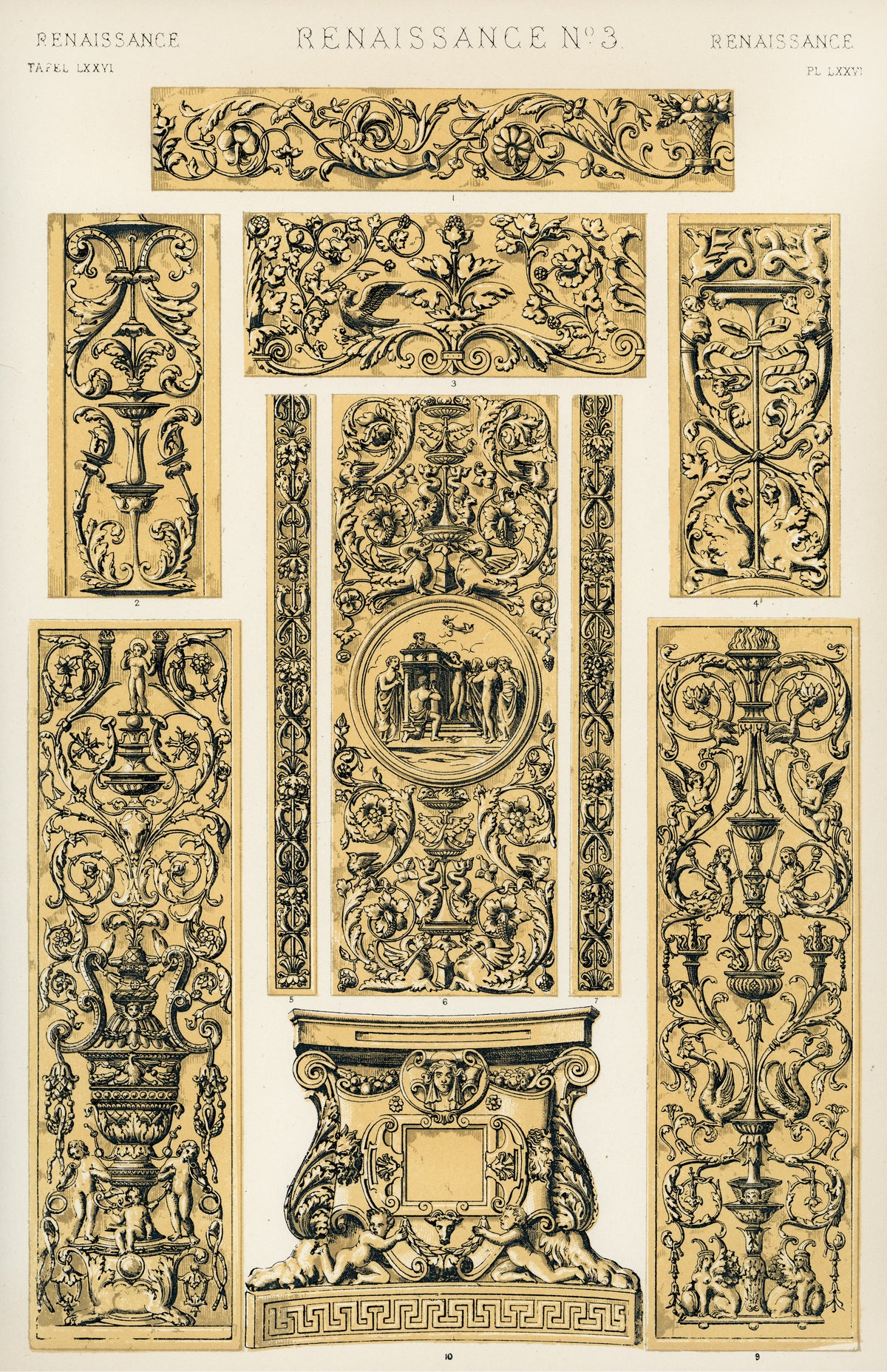 Owen Jones — Renaissance No. 3 | Grammar of Ornament Design Print