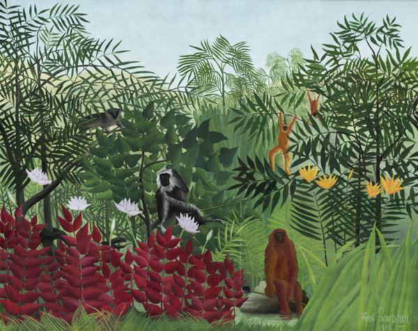 Henri Rousseau — Tropical Forest with Monkeys | Fine Art Print