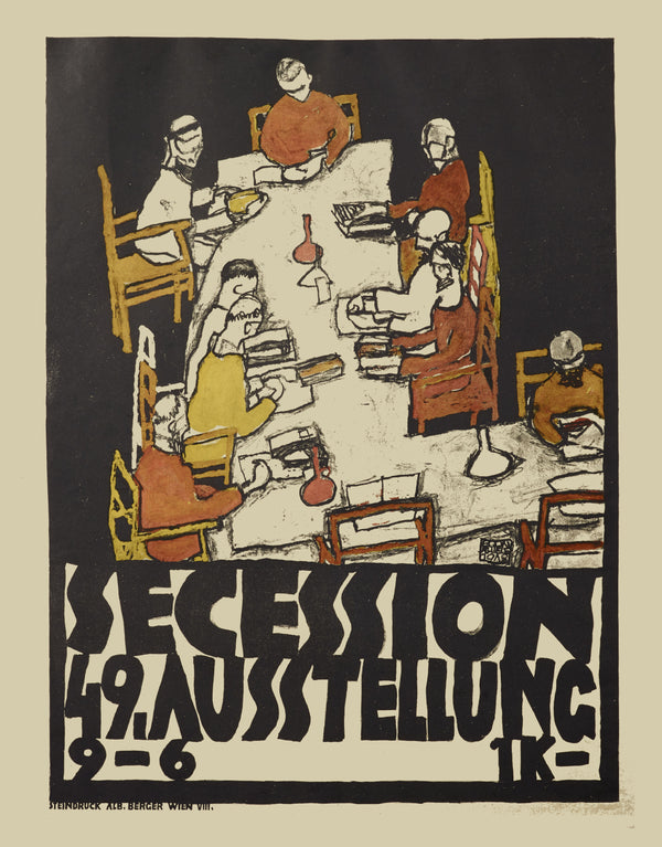 Egon Schiele — Vienna Secession 49th Exhibition Poster | Vintage Poster Print
