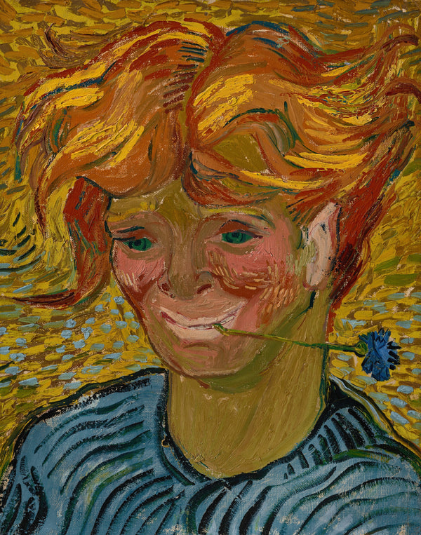 Vincent van Gogh — Young Man with Cornflower | Fine Art Print