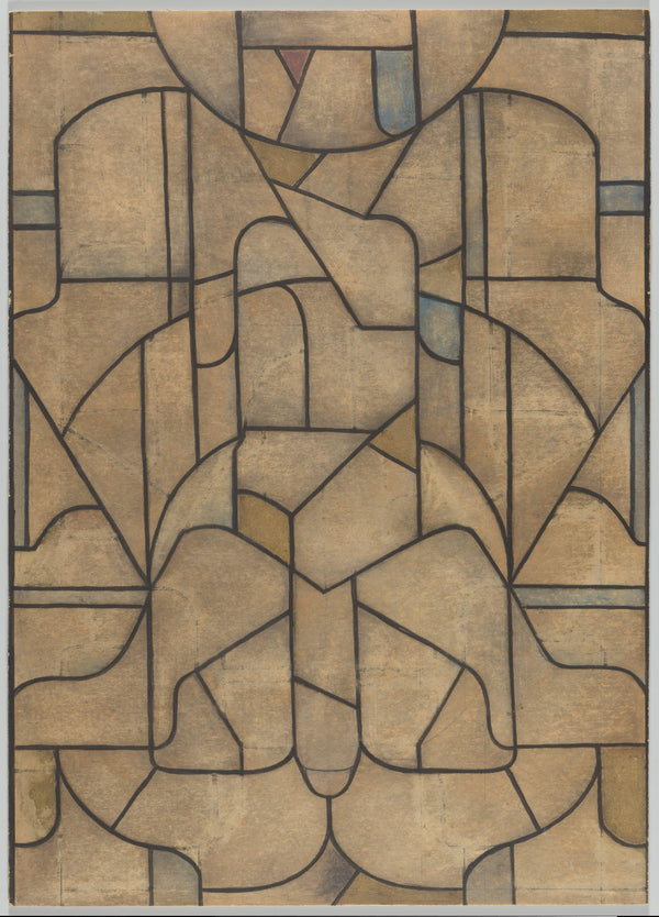 Richard Roland Holst — Design for a Window in the North Transept, Utrecht Cathedral | Art Nouveau Print