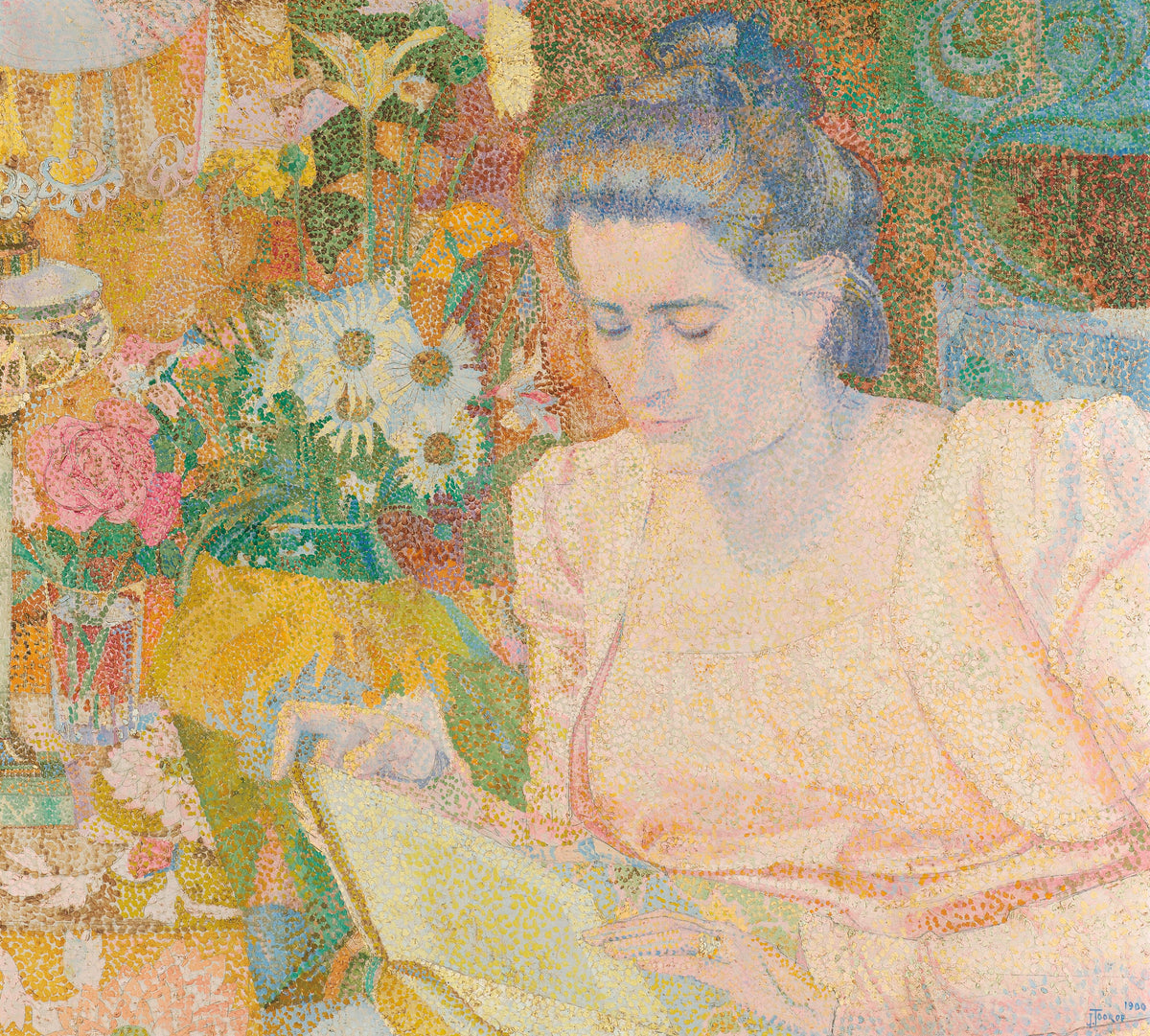 Jan Toorop — Portrait of Mrs Marie Jeannette de Lange | Fine Art Print