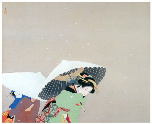 Uemura Shōen — Large Snowflakes | Fine Art Print