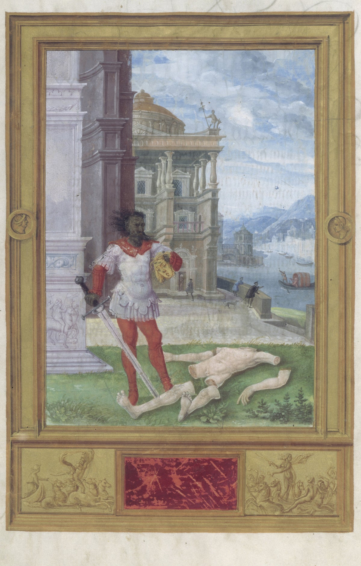 Splendor Solis — The Dismemberment | Illuminated Manuscript Print