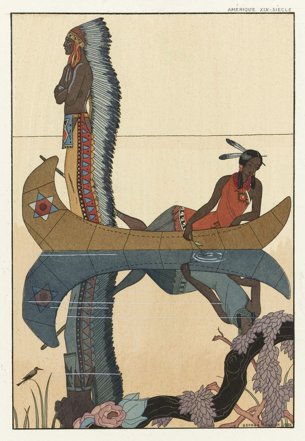 George Barbier — Le Long du Missouri | Art Deco Print
