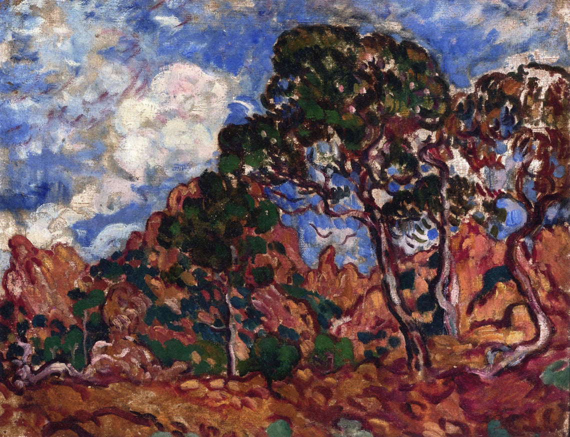Louis Valtat — Pines at Antheor | Fauvist Fine Art Print