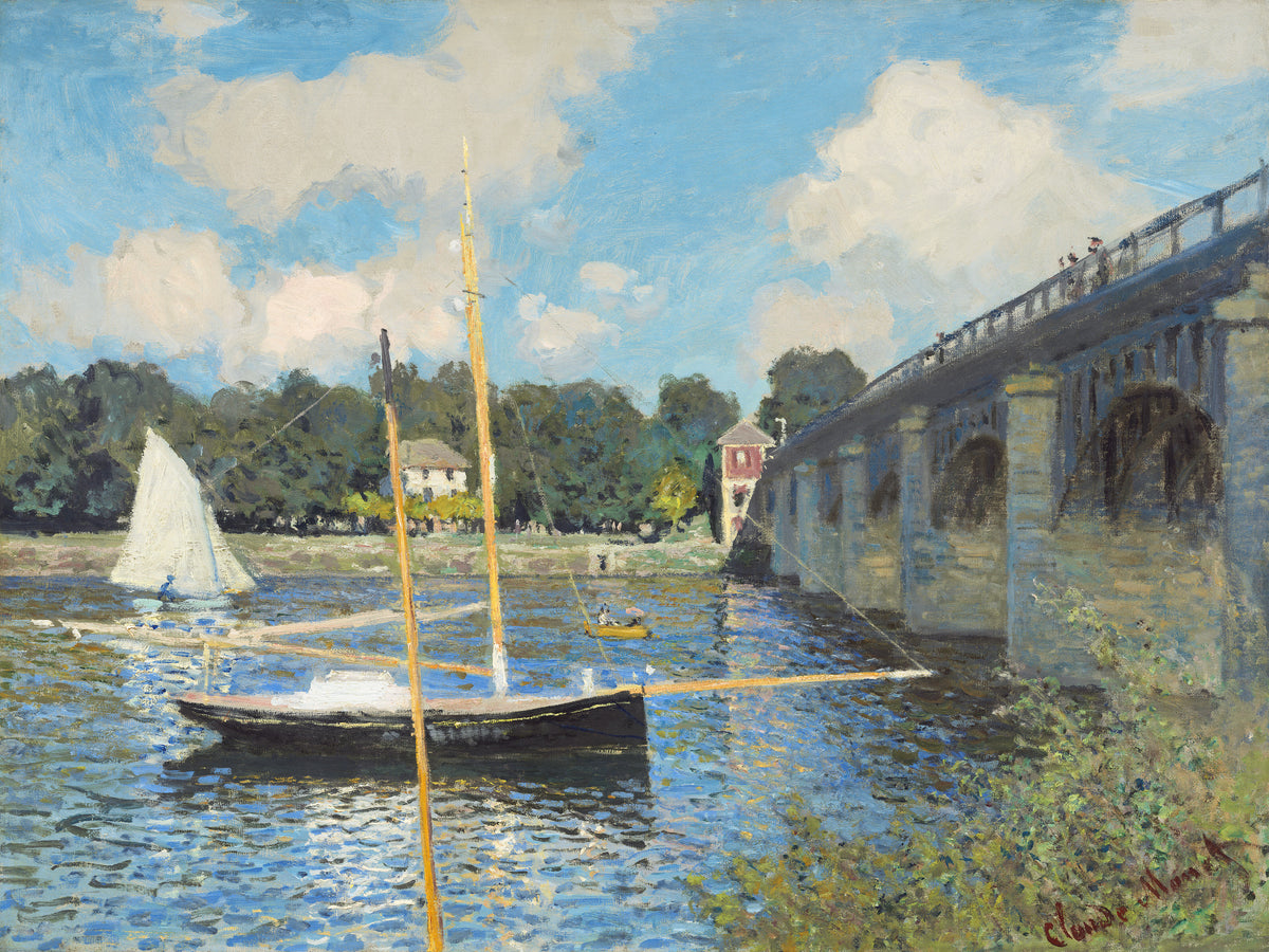 Claude Monet — The Bridge at Argenteuil | Fine Art Print