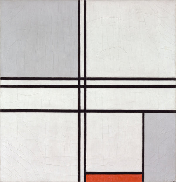 Piet Mondrian — Composition (No. 1) Gray-Red | Fine Art Print