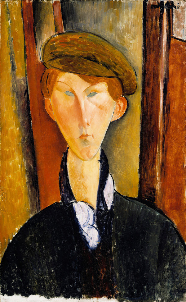 Amedeo Modigliani — Young Man with a Cap | Fine Art Print