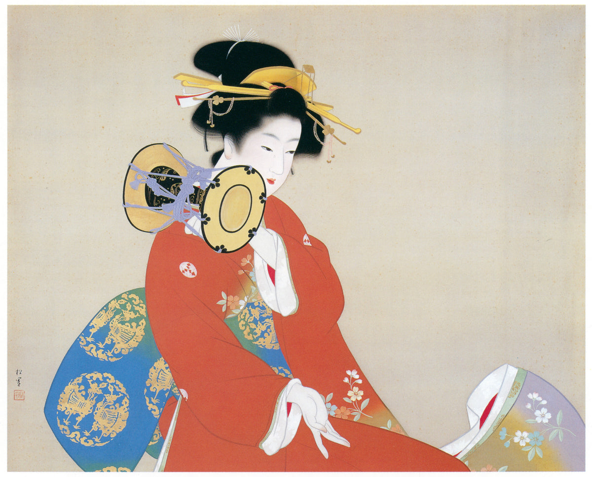 Uemura Shōen — Sound of the Drum (Tsuzumi no ne) | Fine Art Print