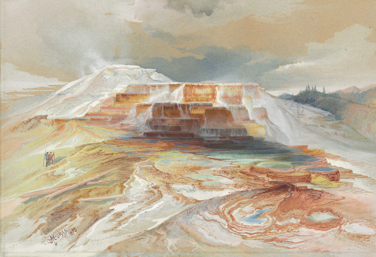 Thomas Moran — Hot Springs of Gardiner's River, Yellowstone | Landscape Fine Art Print