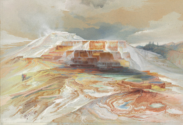 Thomas Moran — Hot Springs of Gardiner's River, Yellowstone | Landscape Fine Art Print