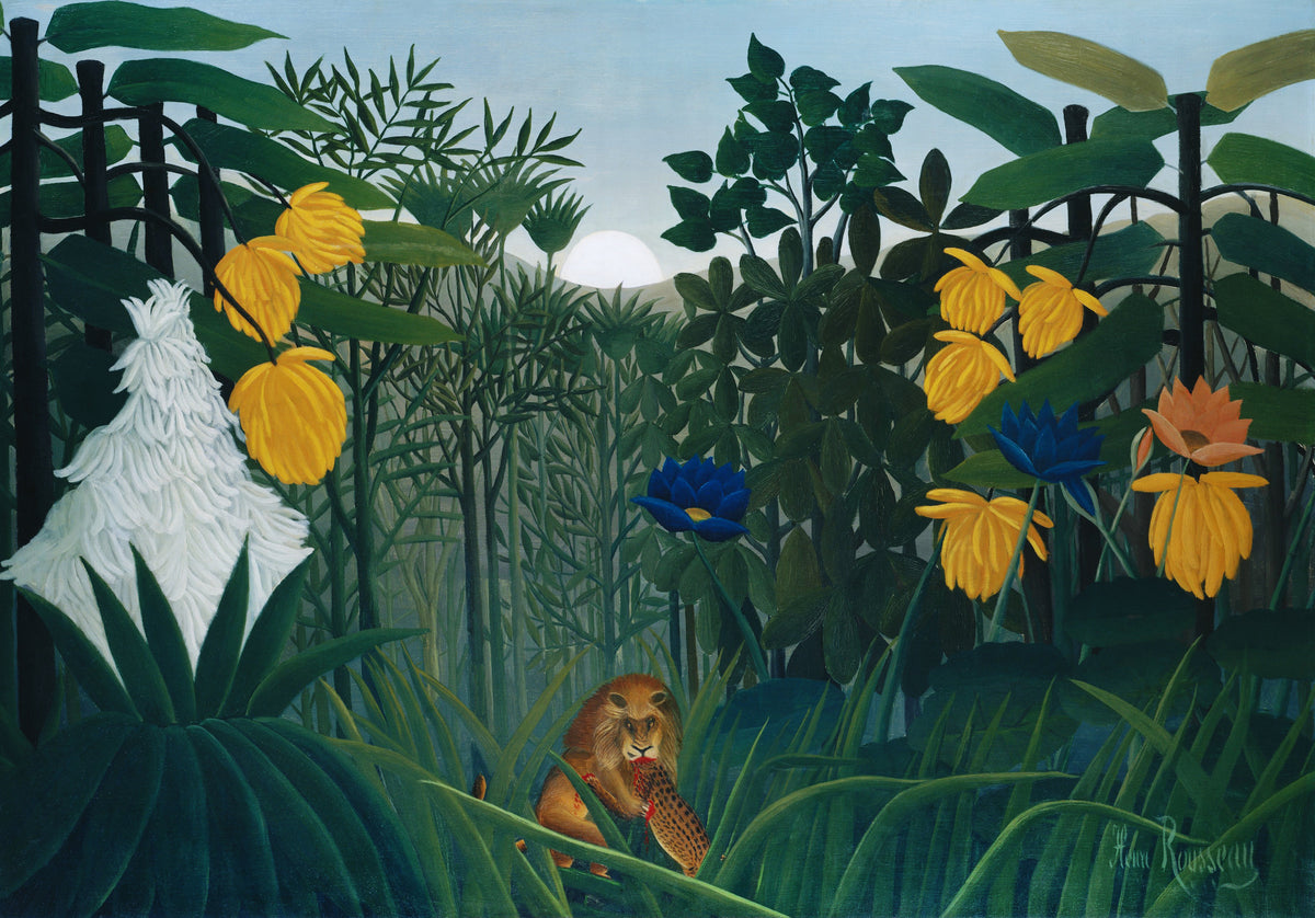 Henri Rousseau — The Repast of the Lion | Fine Art Print