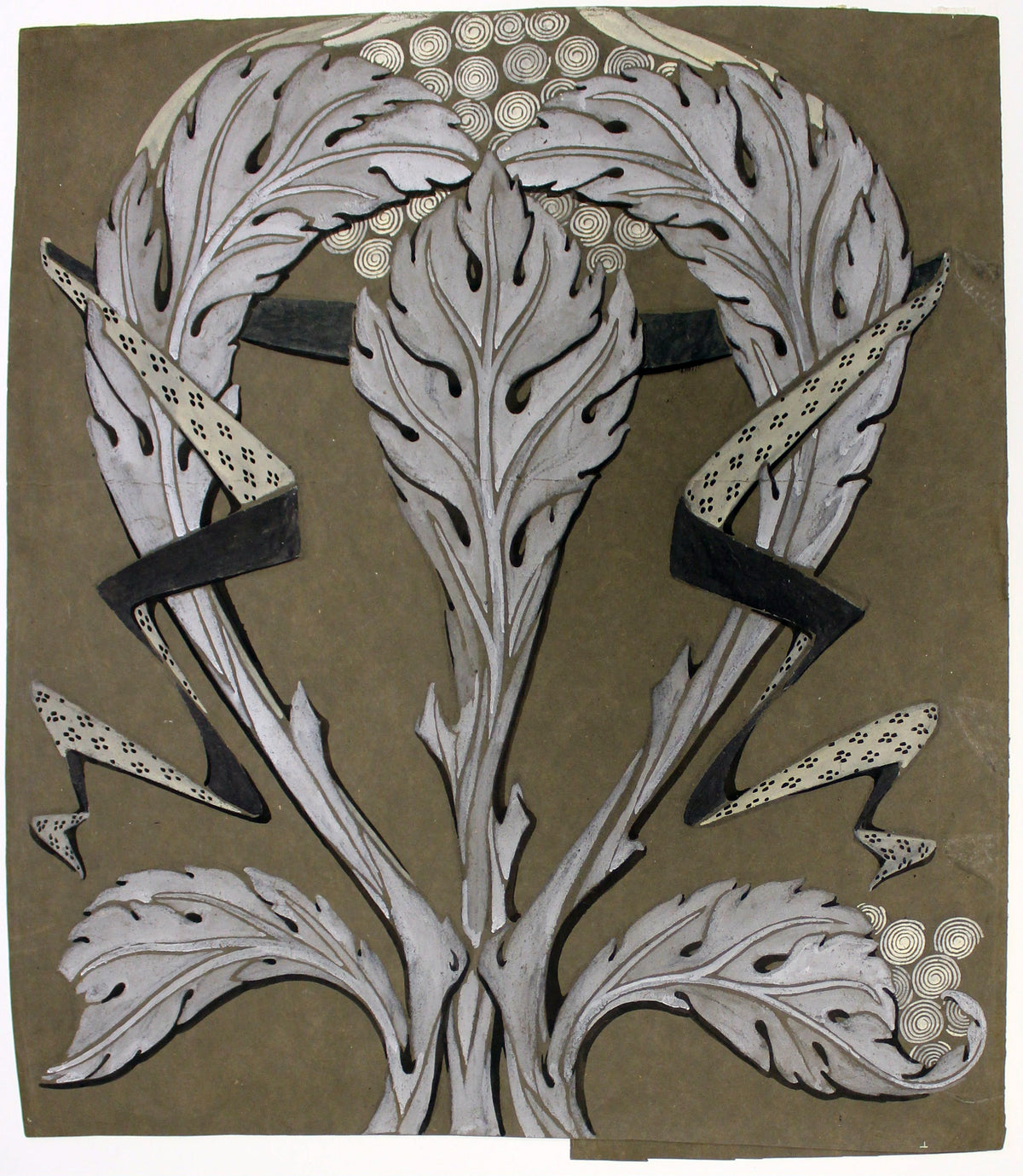 Arthur Heygate Mackmurdo — Acanthus [design] | Ornament Plate Print