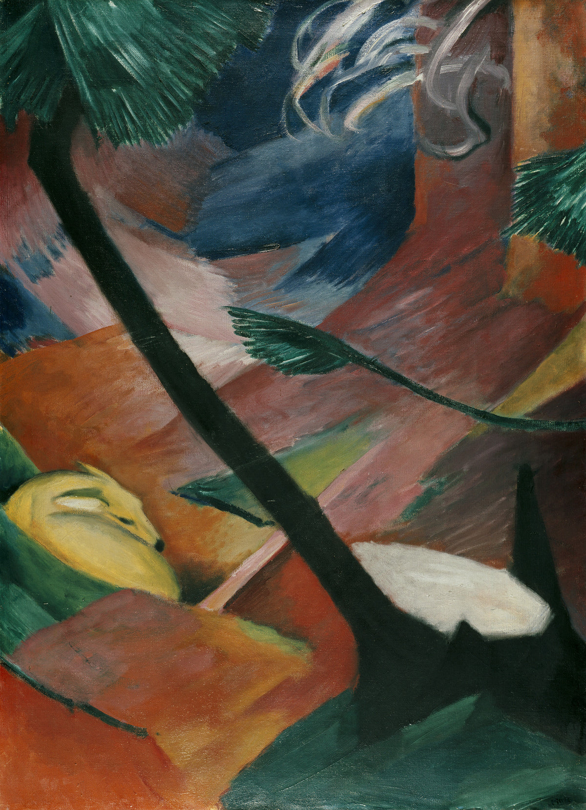 Franz Marc — Deer in the Forest II | Expressionist Fine Art Print