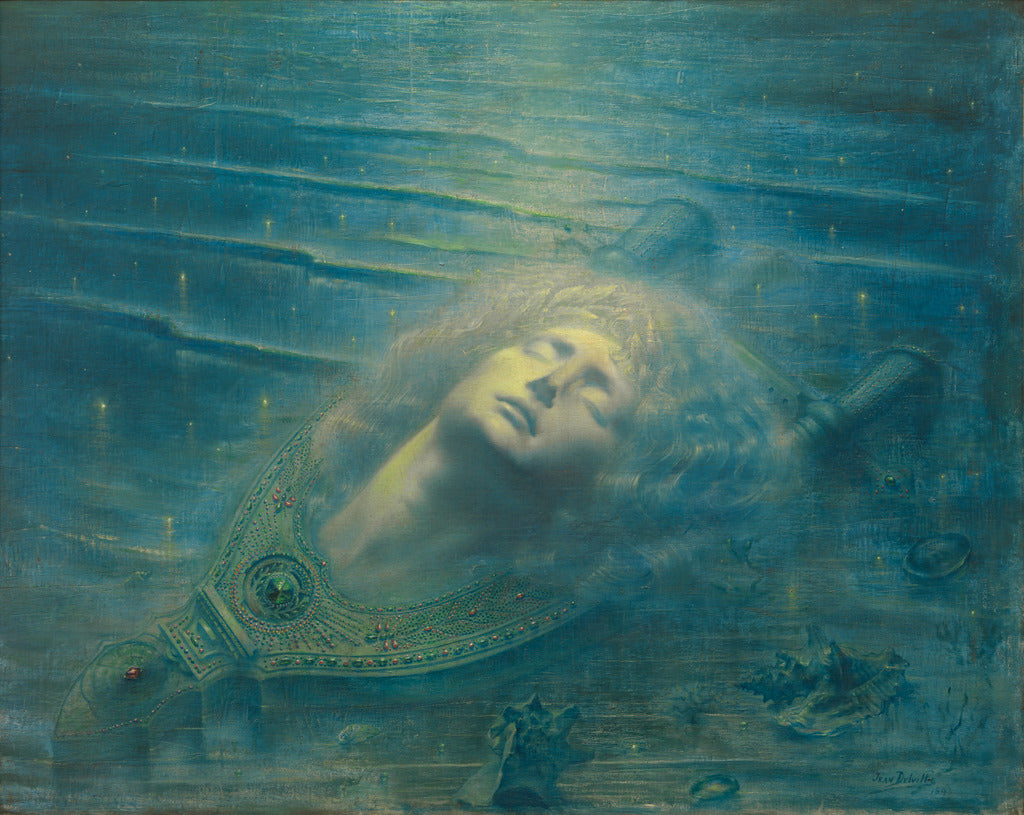 Jean Delville — The Death of Orpheus (La Mort d'Orphée) | Symbolist Art Print