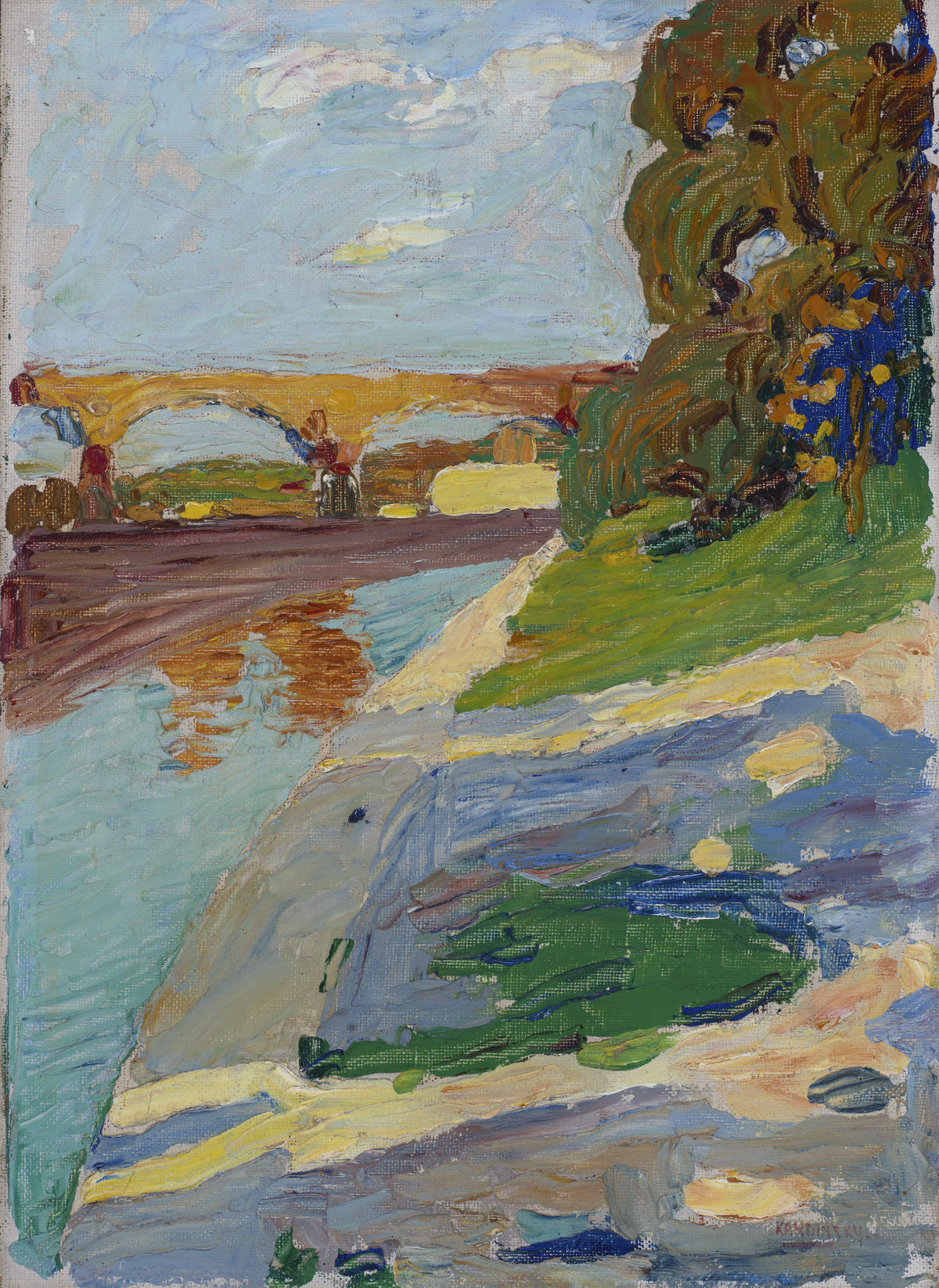 Wassily Kandinsky — Munich - The Isar | Expressionist Fine Art Print