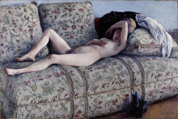 Gustave Caillebotte — Nude on a Couch | Fine Art Print