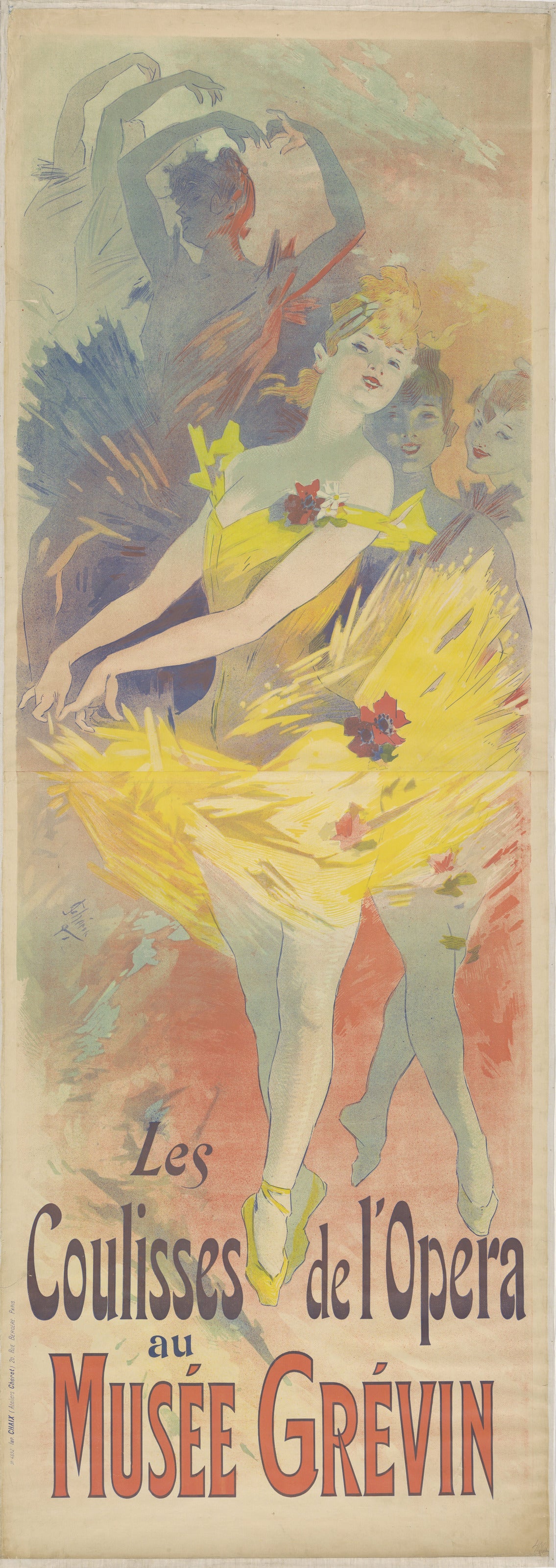 Jules Chéret — Coulisses de l'opéra au Musée Grévin | Vintage Poster Print