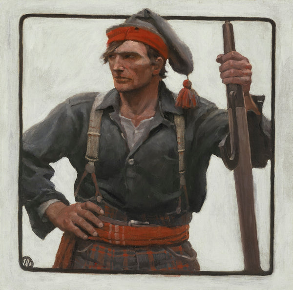 N. C. Wyeth — Portrait of a Lumberjack | Illustration Art Print