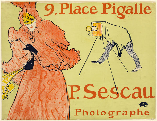 Henri de Toulouse-Lautrec — The Photographer Sescau | Vintage Poster Print