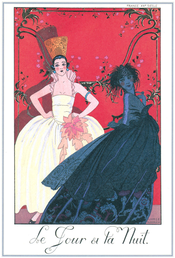 George Barbier — Le Jour et la Nuit | Art Deco Fashion Print