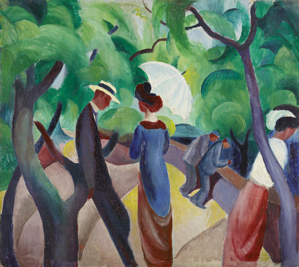 August Macke — Promenade | Expressionist Fine Art Print