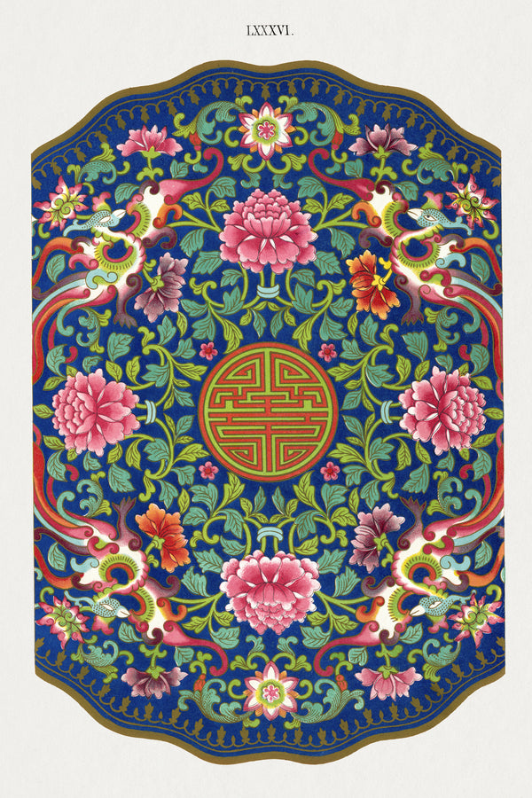 Owen Jones — Examples of Chinese Ornament, Plate 86 | Ornament Plate Print