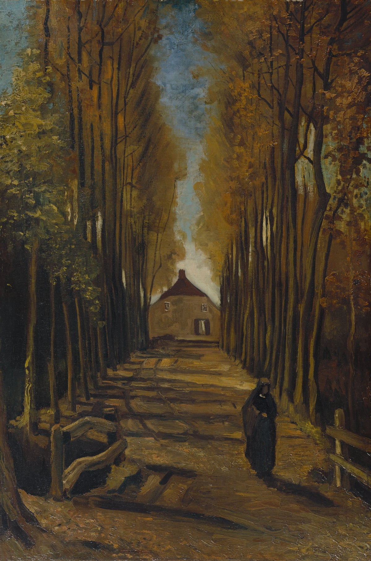 Vincent van Gogh — Avenue of Poplars in Autumn | Fine Art Print