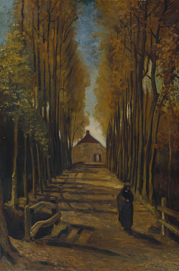 Vincent van Gogh — Avenue of Poplars in Autumn | Fine Art Print