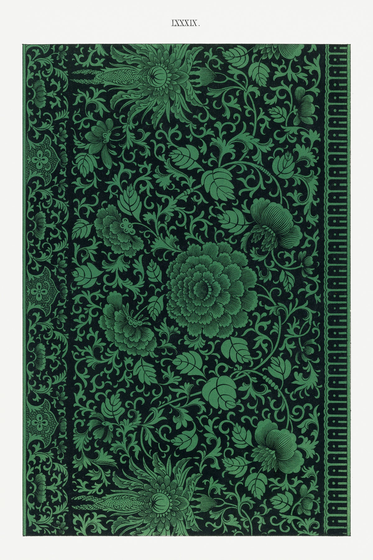 Owen Jones — Examples of Chinese Ornament, Plate 89 | Ornament Plate Print