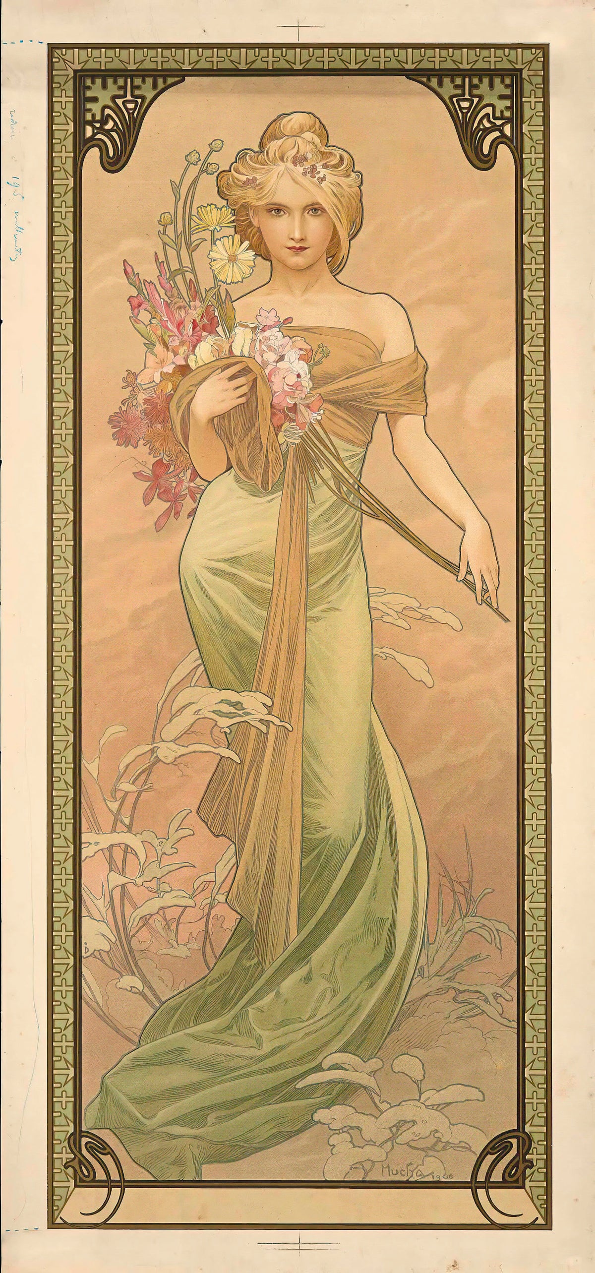 Alphonse Mucha — Spring | Art Nouveau Print