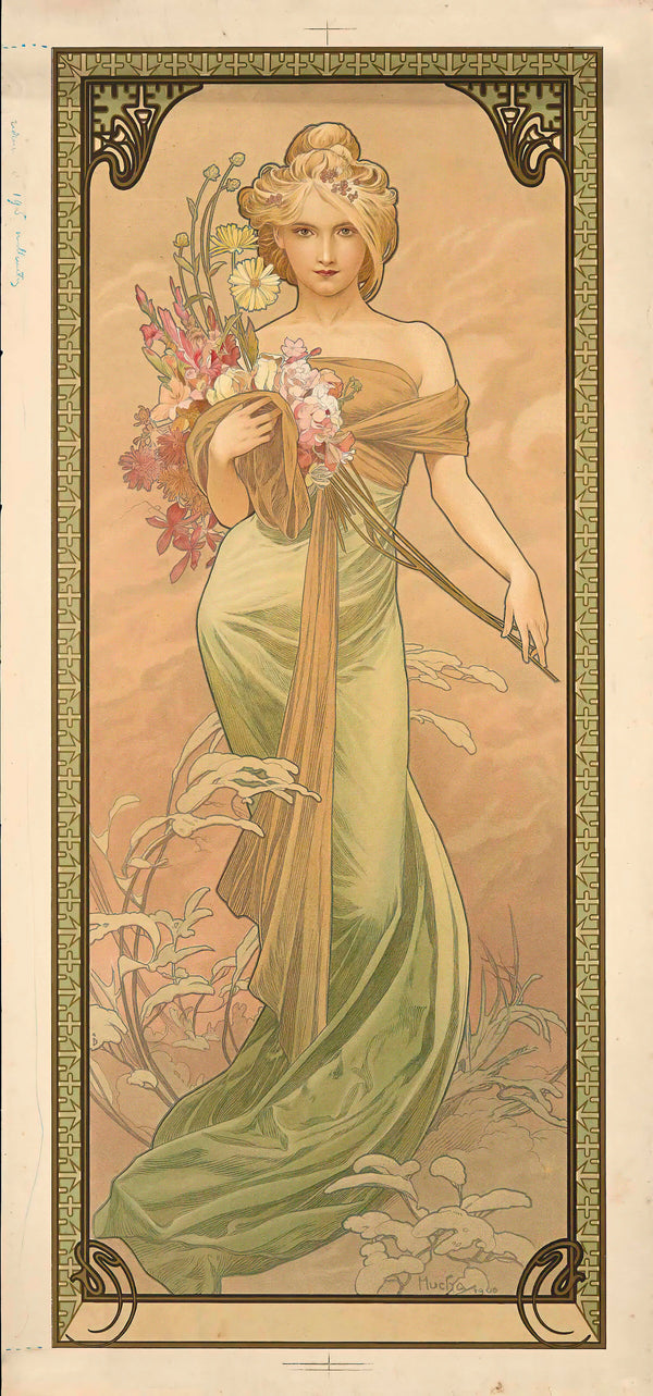 Alphonse Mucha — Spring | Art Nouveau Print