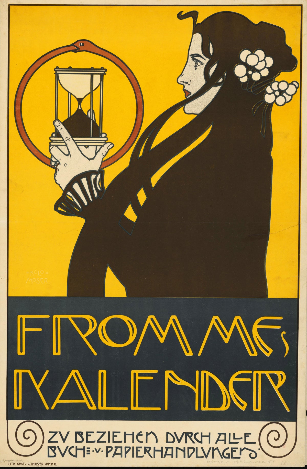 Koloman Moser — Frommes Kalender | Lithograph Print