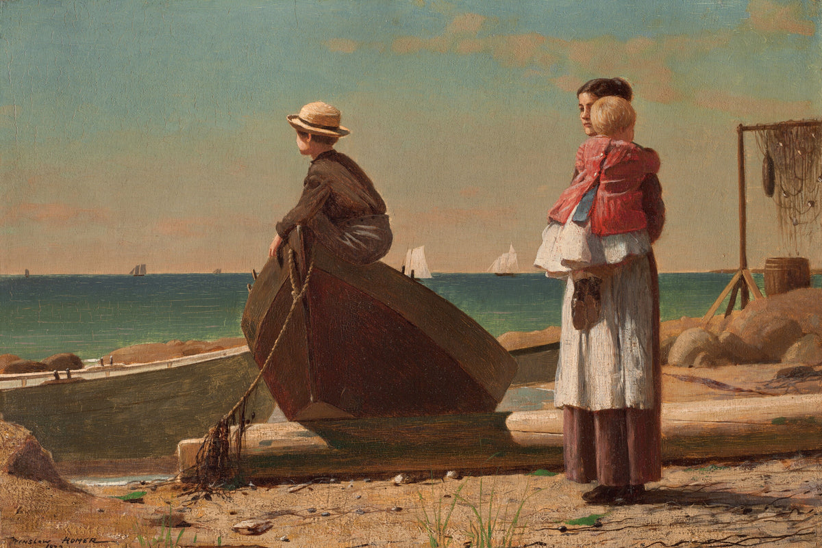 Winslow Homer — Dad's Coming! | Landscape Fine Art Print