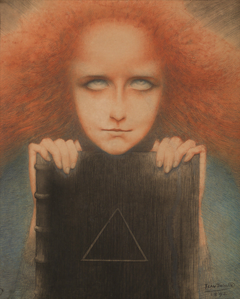 Jean Delville — Mysteriosa or Portrait de Madame Stuart Merrill | Symbolist Art Print