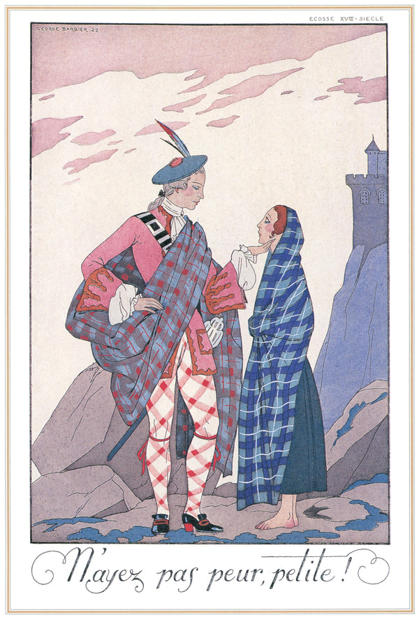 George Barbier — N'ayez pas peur, petite! | Art Deco Fashion Print