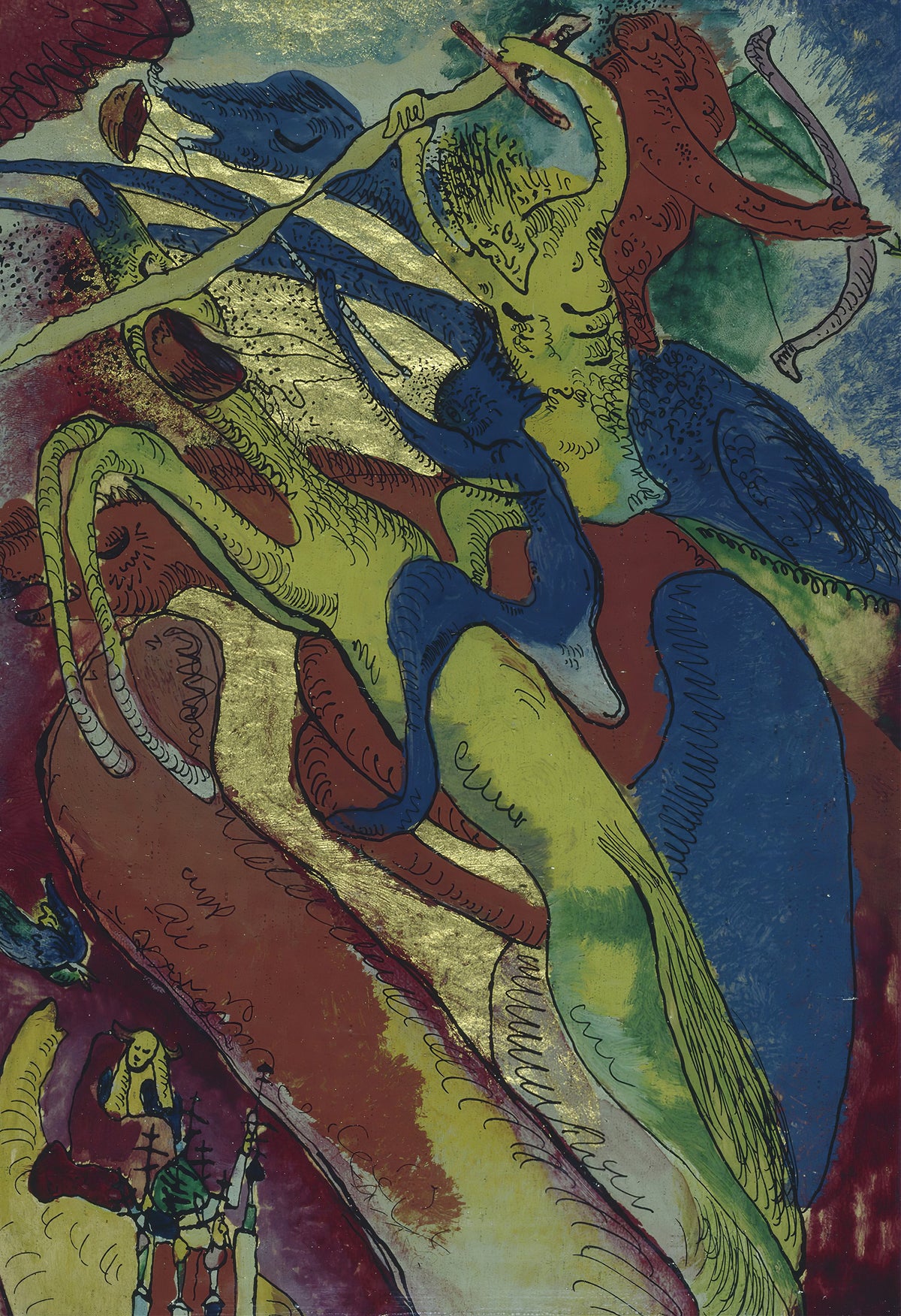 Wassily Kandinsky — Apocalyptic Riders | Symbolist Art Print