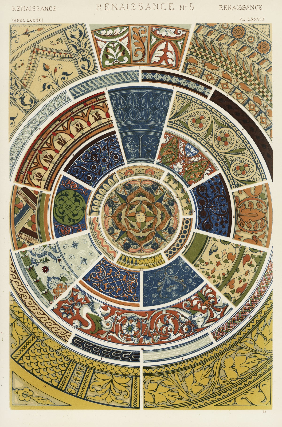 Owen Jones — Renaissance No. 5 | Grammar of Ornament Design Print