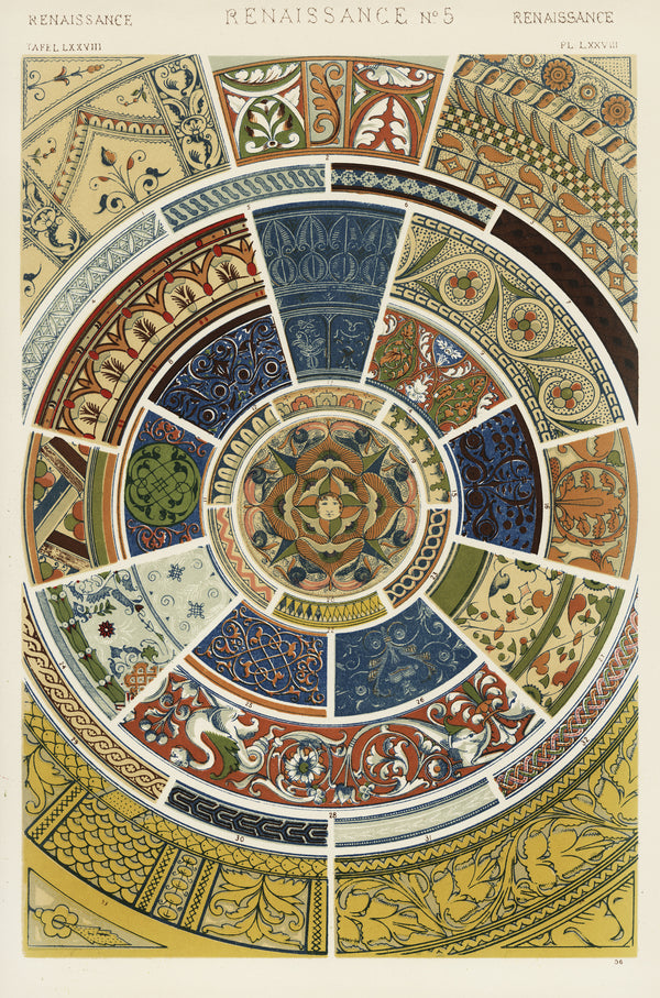 Owen Jones — Renaissance No. 5 | Grammar of Ornament Design Print