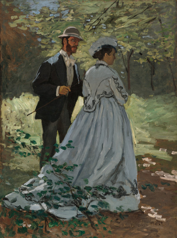 Claude Monet — Bazille and Camille (study for Dejeuner sur l'herbe) | Fine Art Print