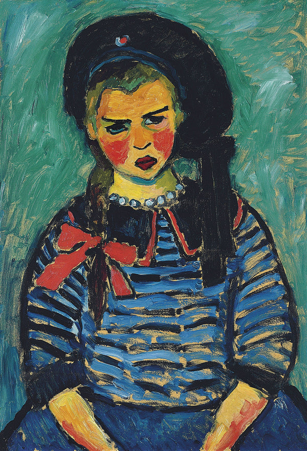Alexej von Jawlensky — Girl with Red Ribbon | Expressionist Fine Art Print