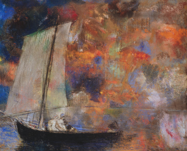 Odilon Redon — Flower Clouds | Symbolist Art Print