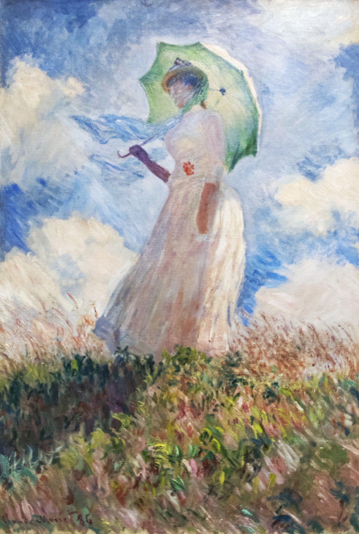 Claude Monet — Woman with a Parasol (Suzanne Hoschedé) | Fine Art Print