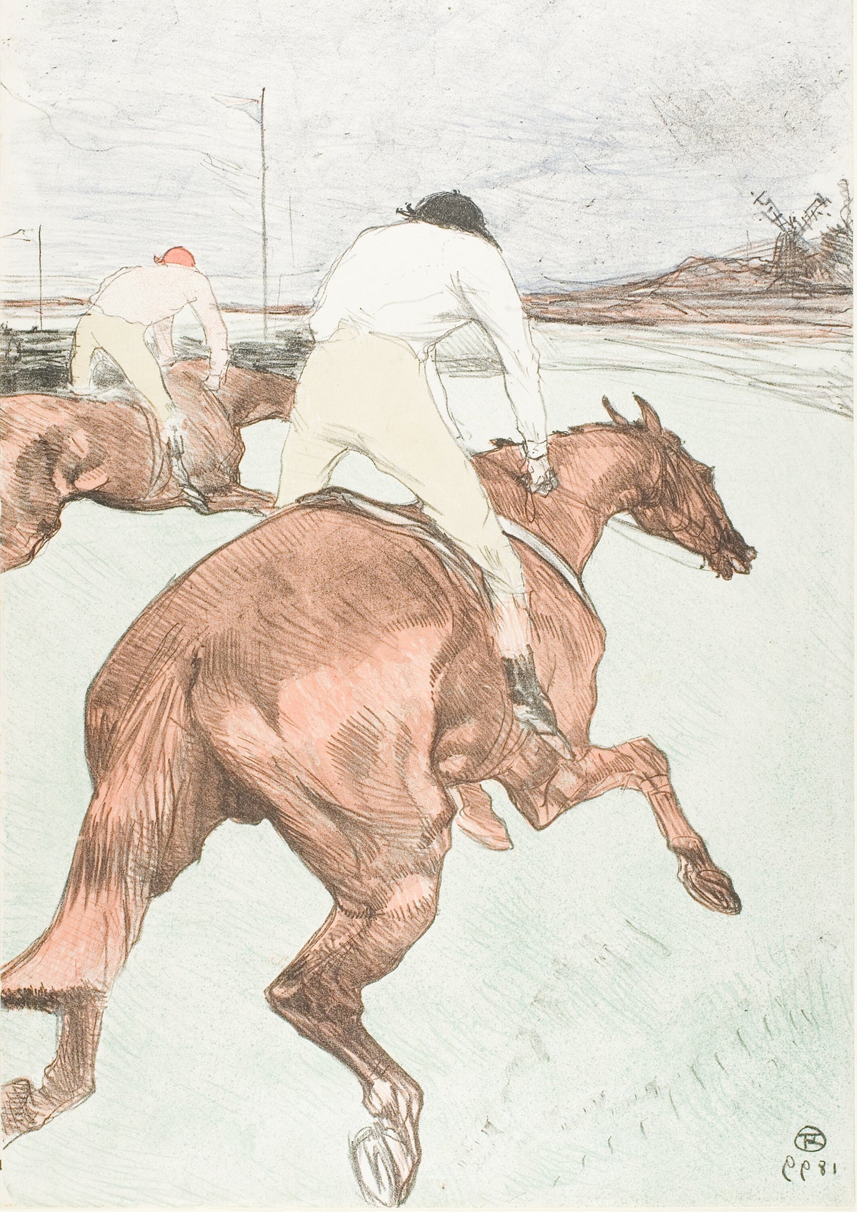 Henri de Toulouse-Lautrec — The Jockey | Lithograph Print