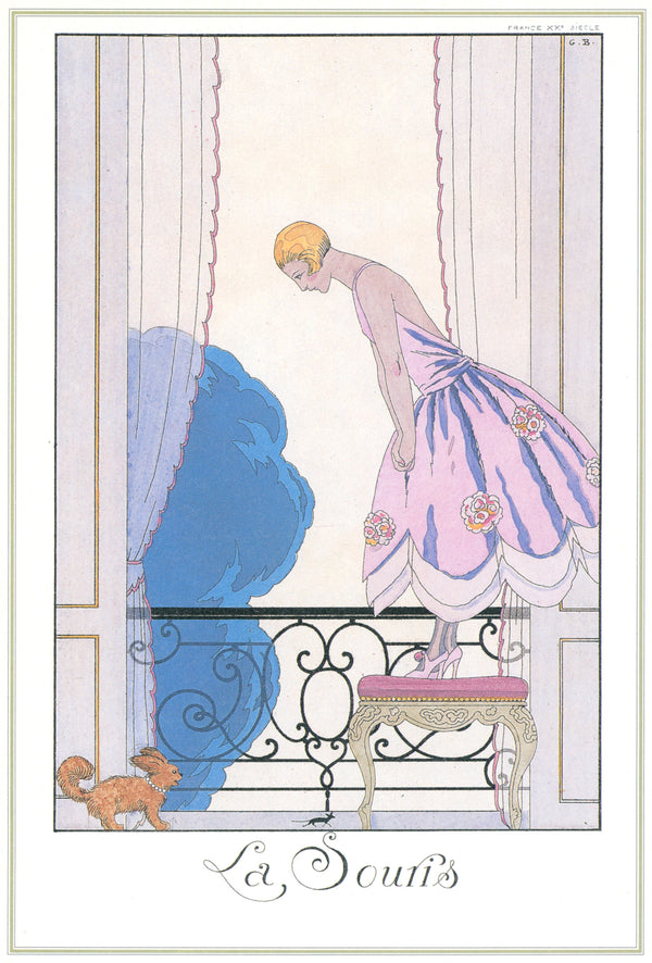 George Barbier — La Souris | Art Deco Fashion Print